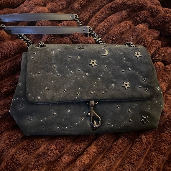 Rebecca Minkoff Handbags - Rebecca Minkoff Edie Flap Shoulder Bag with Celestial Studs